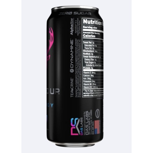 Bucked Up, Energy, вкус Miami (Клубника, манго, ананас), 473 мл